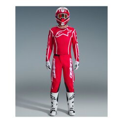 Alpinestars Fluid Apex Off-Road Motosiklet Jerseyi Kırmızı / Beyaz - 6
