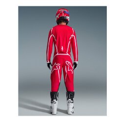 Alpinestars Fluid Apex Off-Road Motosiklet Jerseyi Kırmızı / Beyaz - 7