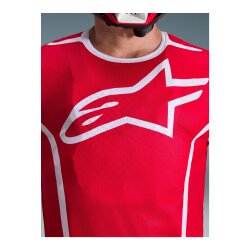 Alpinestars Fluid Apex Off-Road Motosiklet Jerseyi Kırmızı / Beyaz - 3