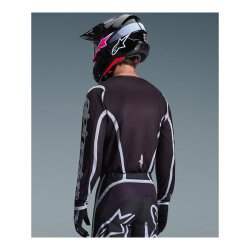 Alpinestars Fluid Apex Off-Road Motosiklet Jerseyi Siyah / Gri - 5