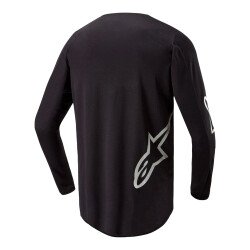 Alpinestars Fluid Graphite Off-Road Motosiklet Jerseyi Siyah / Gümüş - Alpinestars (1)