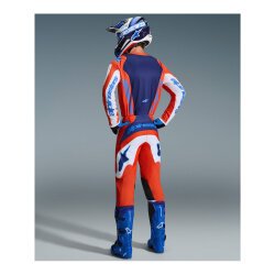 Alpinestars Fluid Grid Off-Road Motosiklet Pantolonu Oranj / Mavi / Beyaz - 6