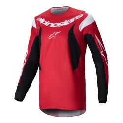 Alpinestars Fluid Haul Off-Road Motosiklet Jerseyi Kırmızı / Beyaz / Siyah - 1