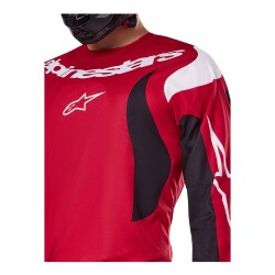 Alpinestars Fluid Haul Off-Road Motosiklet Jerseyi Kırmızı / Beyaz / Siyah - 6