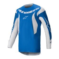 Alpinestars Fluid Haul Off-Road Motosiklet Jerseyi Mavi / Beyaz - Alpinestars