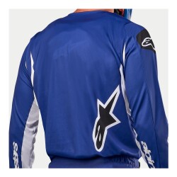 Alpinestars Fluid Lucent Kros Motor Jerseyi Mavi / Beyaz - 6
