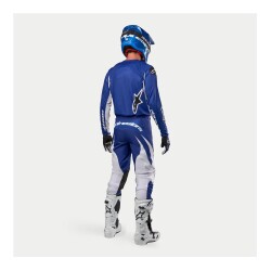 Alpinestars Fluid Lucent Kros Motor Jerseyi Mavi / Beyaz - 9