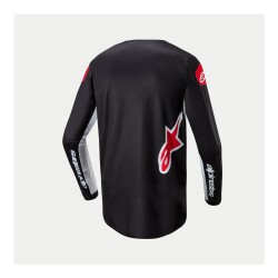 Alpinestars Fluid Lucent Kros Motor Jerseyi Siyah / Beyaz / Kırmızı - 2