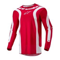 Alpinestars Fluid Lurv Kros Motor Jerseyi Kırmızı / Beyaz - Alpinestars