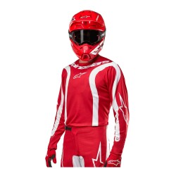 Alpinestars Fluid Lurv Kros Motor Jerseyi Kırmızı / Beyaz - 3