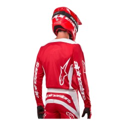 Alpinestars Fluid Lurv Kros Motor Jerseyi Kırmızı / Beyaz - 4