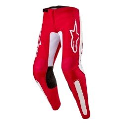 Alpinestars Fluid Lurv Kros Motosiklet Pantolonu Kırmızı / Beyaz - Alpinestars