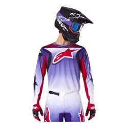 Alpinestars Fluid Wurx Kros Motosiklet Jerseyi Mavi / Kırmızı - Alpinestars (1)