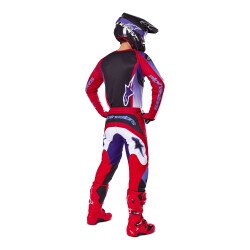 Alpinestars Fluid Wurx Kros Motosiklet Pantolonu Mavi / Kırmızı - 7