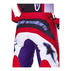 Alpinestars Fluid Wurx Kros Motosiklet Pantolonu Mavi / Kırmızı - 4