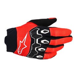 Alpinestars Full Bore V2 Çocuk Ve Genç İçin Kros Motosiklet Eldiveni Kırmızı / Siyah - Alpinestars