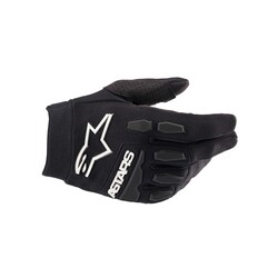 Alpinestars Full Bore Korumalı Çocuk-Genç Motosiklet Eldiveni Siyah - 1