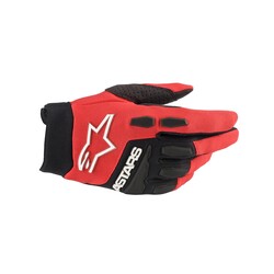 Alpinestars Full Bore Korumalı Kros Motosiklet Eldiveni Kırmızı / Siyah - 1