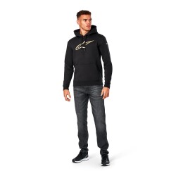 Alpinestars Gilded Hoodie Kapüşonlu Sweatshirt Siyah / Altın - 7