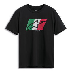 Alpinestars Global CSF Tişört Siyah / Beyaz / Yeşil - Alpinestars