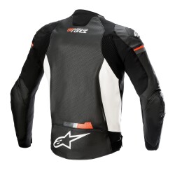 Alpinestars GP Force Air Deri Korumalı Motosiklet Montu Siyah / Beyaz / Kırmızı - 2