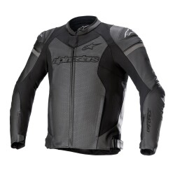 Alpinestars GP Force Air Deri Korumalı Motosiklet Montu Siyah / Siyah - 1