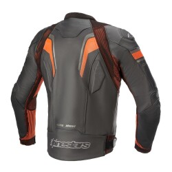 Alpinestars GP Plus R V3 Rideknit Deri Korumalı Motosiklet Montu Siyah / Beyaz / Kırmızı - 2