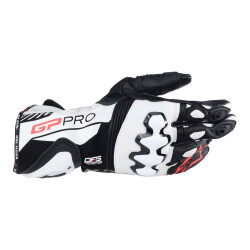 Alpinestars GP Pro R4 Korumalı Motosiklet Eldiveni Siyah / Beyaz - 1