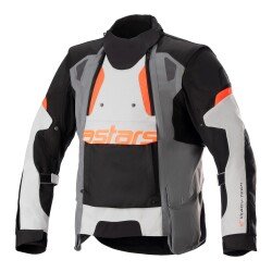 Alpinestars Halo Drystar Korumalı Motosiklet Montu Koyu Gri 
