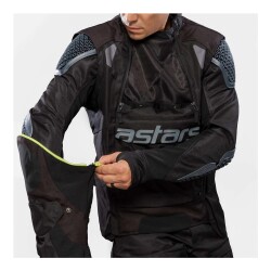 Alpinestars Halo DS Korumalı Motosiklet Montu Siyah / Siyah - 4