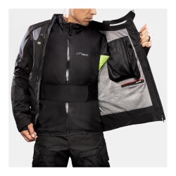 Alpinestars Halo DS Korumalı Motosiklet Montu Siyah / Siyah - 8