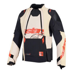 Alpinestars Halo Pro DS Korumalı Motosiklet Montu Krem / Siyah - Alpinestars