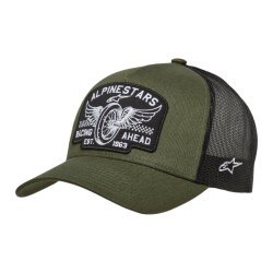 Alpinestars Heritage Patch Trucker Şapka Yeşil / Siyah - Alpinestars