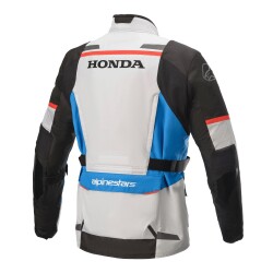 Alpinestars Honda Andes V3 Drystar Korumalı Motosiklet Montu Gri / Siyah / Mavi - 2