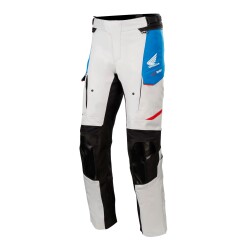 Alpinestars Honda Andes V3 Drystar Korumalı Motosiklet Pantolonu Gri / Siyah / Mavi - 1