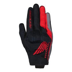 Alpinestars Honda Reef V2 Korumalı Motosiklet Eldiveni Siyah / Kırmızı / Gri - Alpinestars