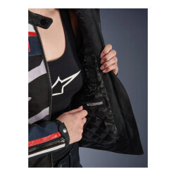 Alpinestars Idles Korumalı Kadın Motosiklet Montu Siyah / Beyaz / Kırmızı - 6