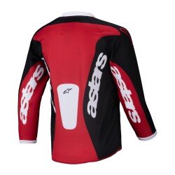 Alpinestars Kids Racer Veil Kros Çocuk Motosiklet Jerseyi Siyah / Kırmızı / Beyaz - Alpinestars (1)