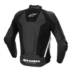 Alpinestars Missile V3 Airflow Deri Korumalı Motosiklet Montu Siyah / Beyaz - 2