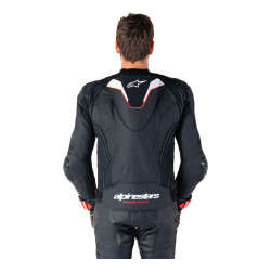 Alpinestars Missile V3 Ignition Deri Korumalı Motosiklet Montu Siyah / Beyaz - 4