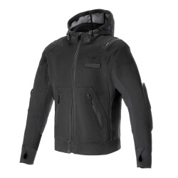 Alpinestars Moflow Air Tech Hoodie Korumalı Motosiklet Montu Siyah / Siyah 