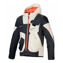 GARAJJ Alpinestars Mogress Air Korumalı Motosiklet Montu Siyah / Gri / Oranj - Alpinestars
