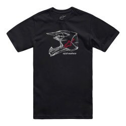 Alpinestars MX Helmet CSF Tişört Siyah - Alpinestars