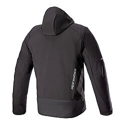 Alpinestars Neo WP Kapüşonlu Korumalı Motosiklet Montu Siyah - 2