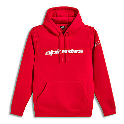Alpinestars Race Wordmark Hoodie Kapüşonlu Sweatshirt Kırmızı - Alpinestars