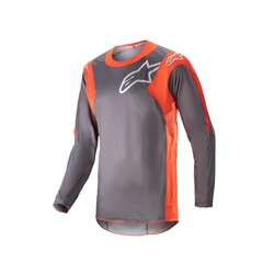 Alpinestars Racer Hoen Kros Motosiklet Jerseyi Gri / Oranj - 1