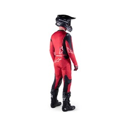 Alpinestars Racer Hoen Kros Motosiklet Jerseyi Kırmızı / Siyah - 4