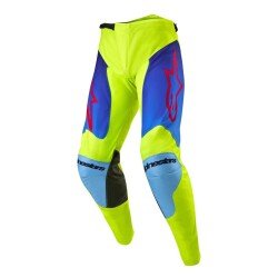 Alpinestars Racer Hoen Kros Motosiklet Pantolonu Sarı / Mavi / Kırmızı - Alpinestars