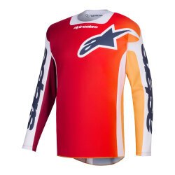 Alpinestars Racer Portl Off-Road Motosiklet Jerseyi Kırmızı / Gri - 1