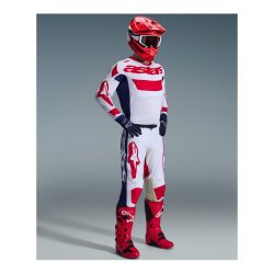 Alpinestars Racer Riway Off-Road Motosiklet Pantolonu Kırmızı / Beyaz - 6